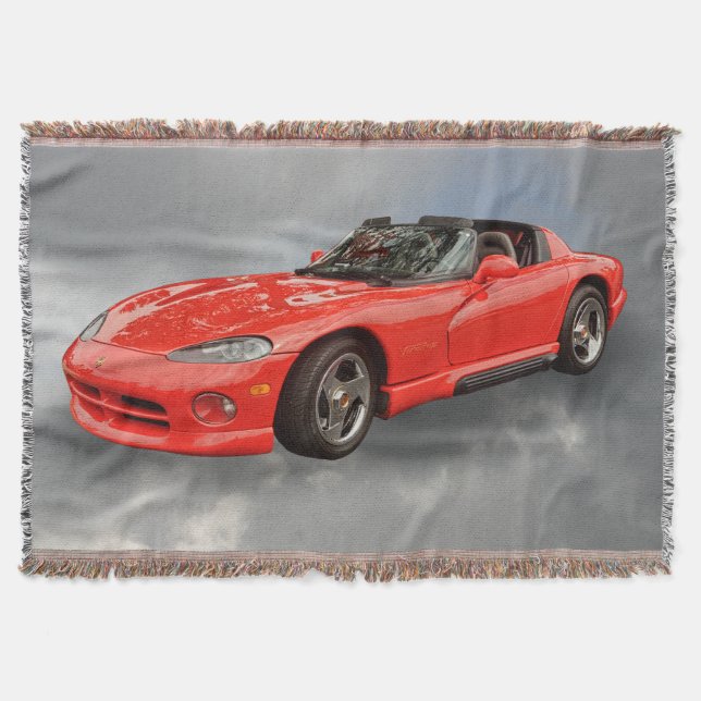 DODGE VIPER THROW BLANKET (Front)