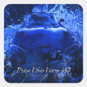 Dodge Viper Venom 650 Square Sticker
