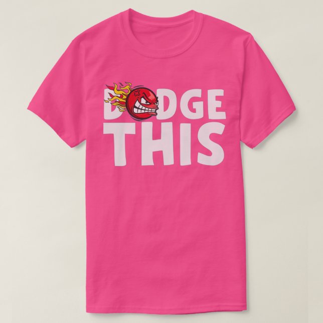 Dodgeball Adult T-Shirt (Design Front)