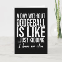 Dodgeball funny sports gift idea