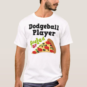 Dodgeball Player (Funny) Pizza T Shirt