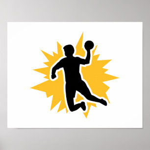 Dodgeball player poster
