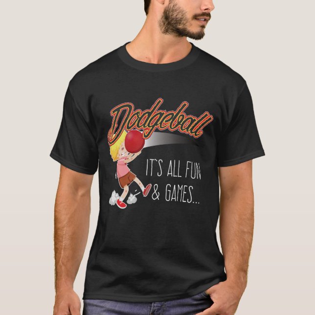 Dodgeball T-shirt,the 5 "D's" of dodgeball T-Shirt (Front)