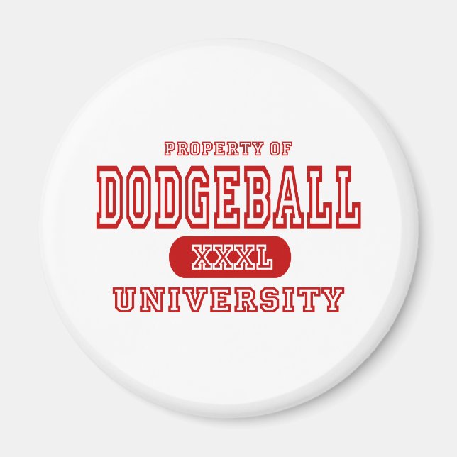 Dodgeball University Magnet (Front)
