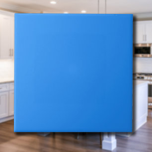 Dodger Blue Solid Colour Classic Elegant Tile