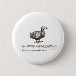 dodo 6 cm round badge
