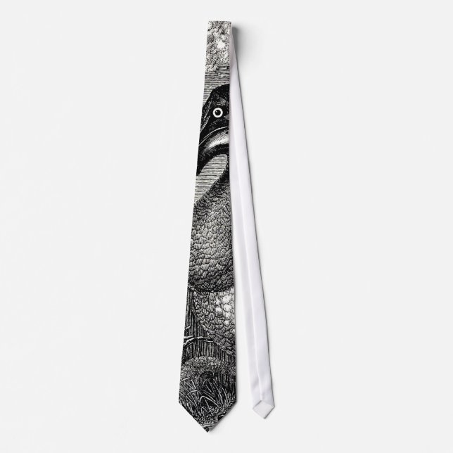 Dodo Antique Print Tie (Front)