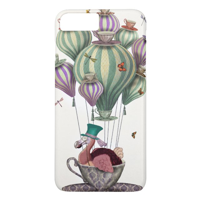 Dodo Balloon with Dragonflies Case-Mate iPhone Case (Back)