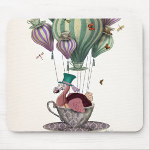 Dodo Balloon with Dragonflies Mouse Mat