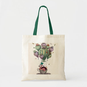Dodo Balloon with Dragonflies Tote Bag