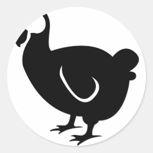 Dodo Bird Classic Round Sticker