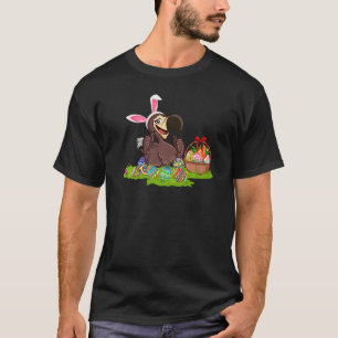 Dodo Bird Easter Egg Hunting Bunny Dodo Easter Sun T-Shirt
