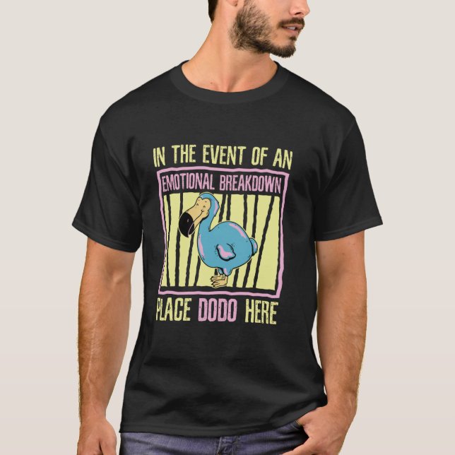 Dodo Bird Funny Mauritius Animals Pet T-Shirt (Front)
