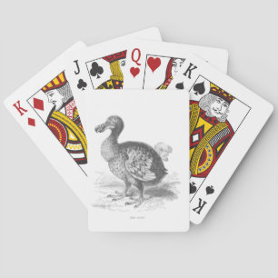 Dodo Bird Illustration Playing Cards