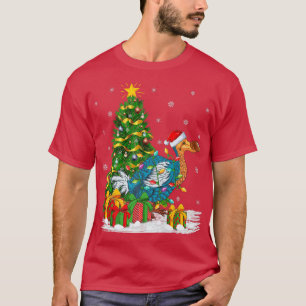 Dodo Bird Lover Family Matching Santa Hat Dodo Chr T-Shirt