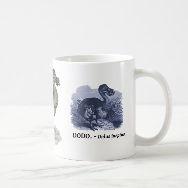 DoDo Bird Print Coffee Mug (Right)