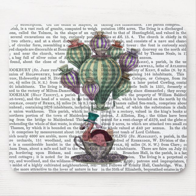 Dodo in Teacup Mouse Mat (Front)