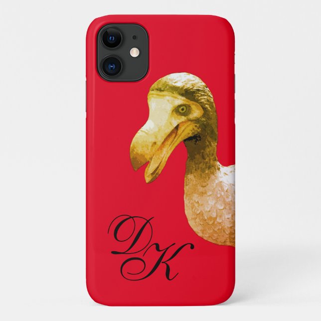 Dodo Personalised Monogram iPhone 11 Cases (Back)