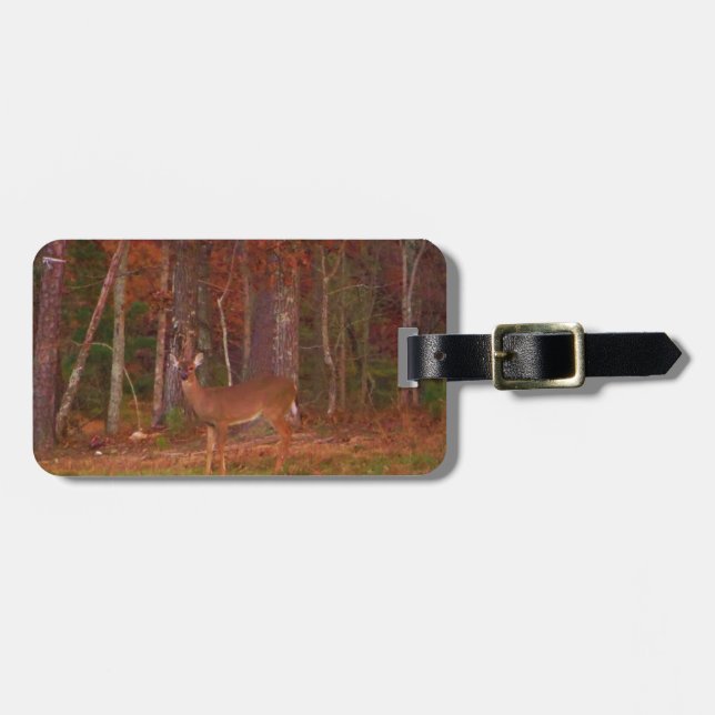 Doe a Deer in Lake Arrowhead Luggage Tag (Front Horizontal)