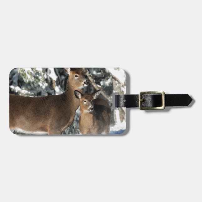 Doe a Deer Luggage Tag (Front Horizontal)