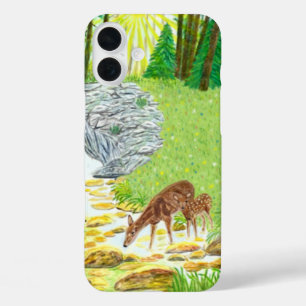 Doe and Fawn iPhone 16 Plus Case
