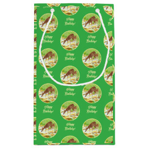 Doe and Fawn Green Small Gift Bag