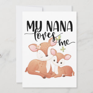Doe and Fawn My Nana Loves Me