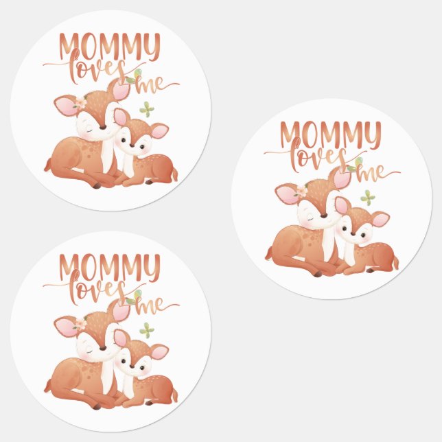 Doe Deer and Fawn Mummy Loves Me (Group)