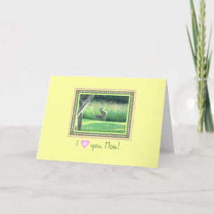Doe & Fawn I (heart) You Mother’s Day Card