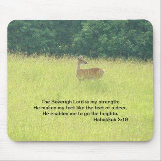 Doe: Habakkuk 3:19 Mouse Mat