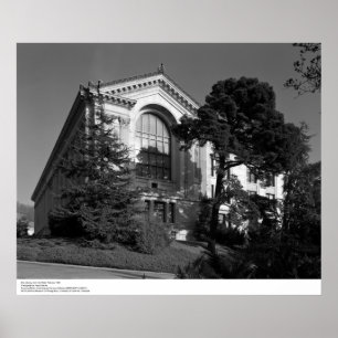 Doe Library, from the West, 1967 Poster