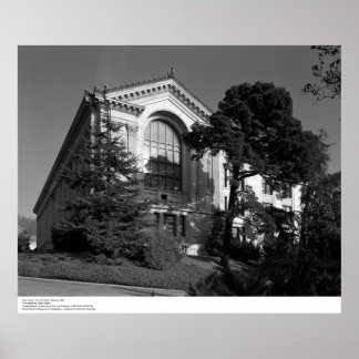 Doe Library, from the West, 1967 Poster