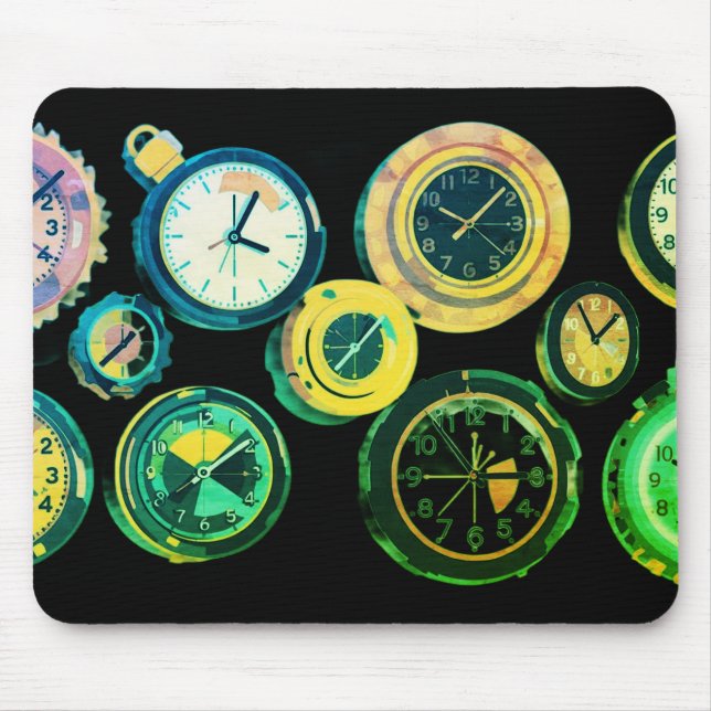 Does Anyone Really Know What Time It Is Mousepad (Front)