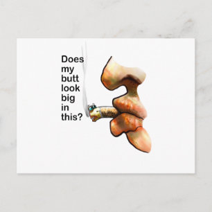 does my butt look big in this? postcard