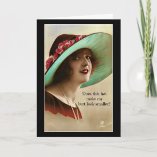 Does My Butt Look Smaller,,,, Thank You Card