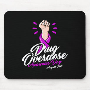 Does Not Discriminate - Overdose Awareness Day Mouse Mat