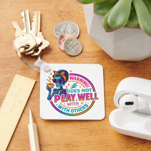 Does Not Play Well....  Key Ring (Desk)