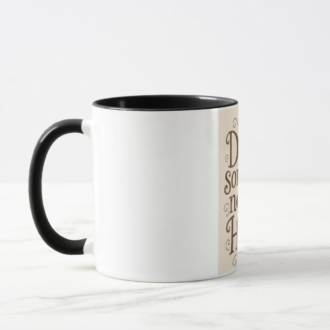 “Does Someone Need a Hug” Elf Combo Mug (Left)