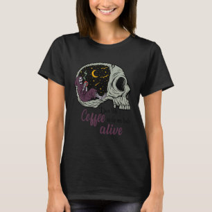 Does This Coffee Make Me Look Alive Funny Coffee S T-Shirt