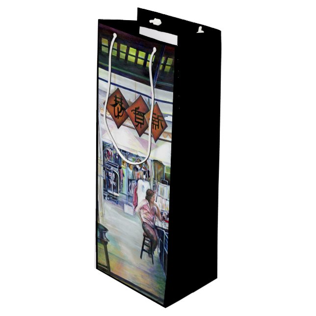 Does This Dragon Come with Training Wheels? Wine Gift Bag (Front Angled)