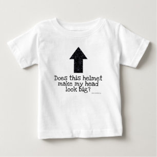Does this helmet make my head look big? baby T-Shirt