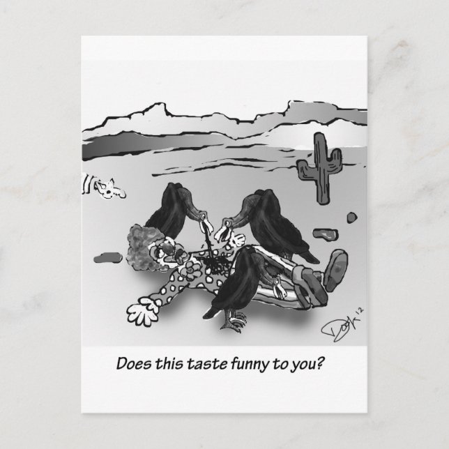 Does this taste funny to you? postcard (Front)