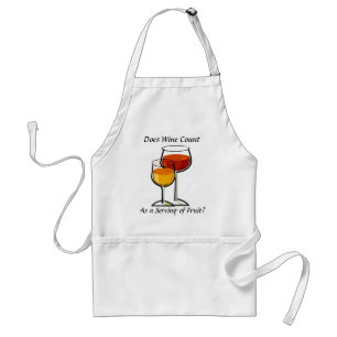 Does wine count as a serving of fruit? standard apron