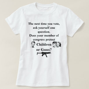 Does your member of congress protect Children or.. T-Shirt