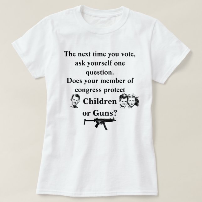 Does your member of congress protect Children or.. T-Shirt (Design Front)