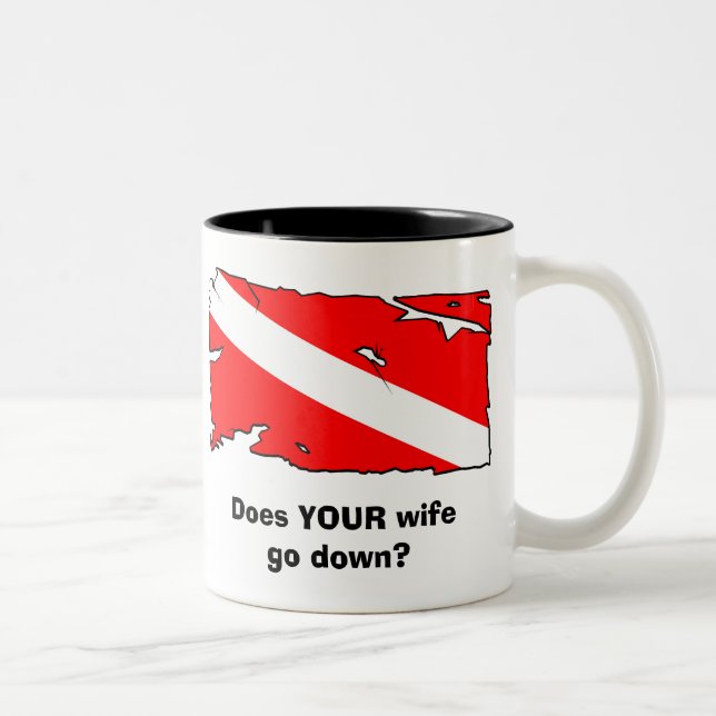 Does YOUR wife go down? Mug (Right)