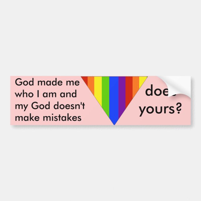 Does Yours? Bumper Sticker (Front)