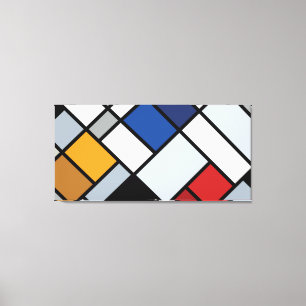 Doesburg - Contra-Composition of Dissonances Canvas Print