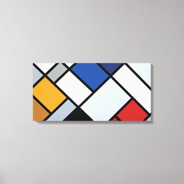 Doesburg - Contra-Composition of Dissonances Canvas Print (Front)