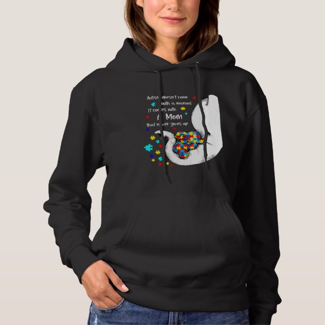 Doesn Come With A Manual Autism Awareness Month Hoodie (Front)